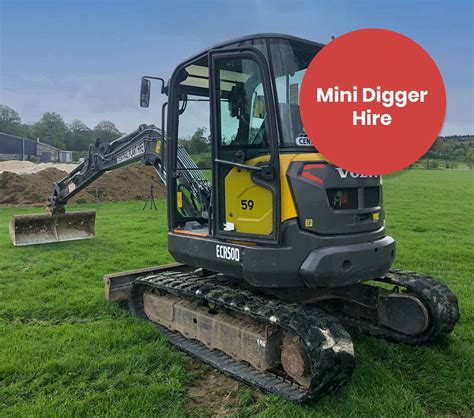 mini digger and driver hire east sussex|self drive mini digger hire.